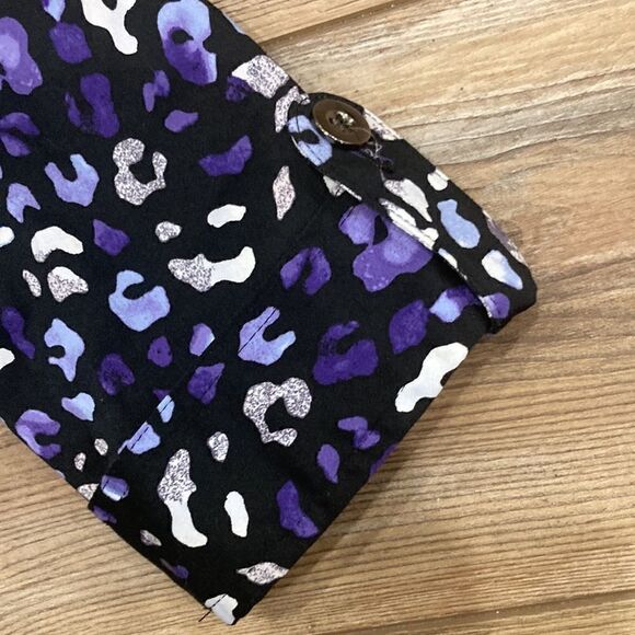 Charter Club Petite Women’s Purple Animal Print Lightweight Jacket Size PS - Picture 6 of 8